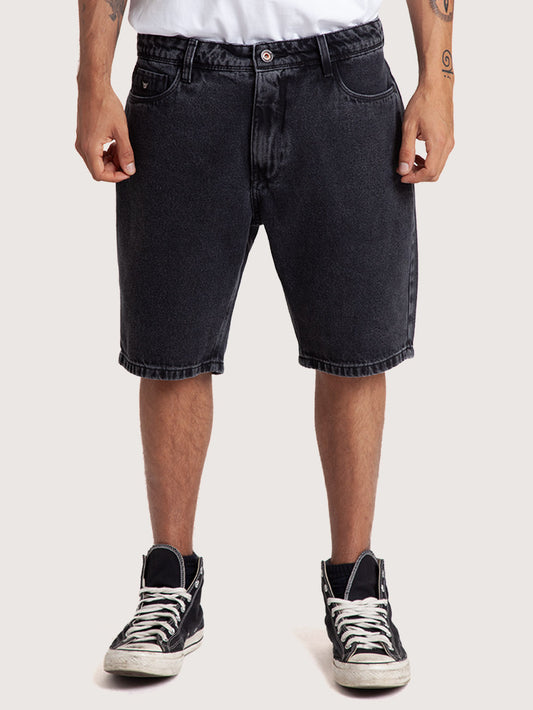 Bermuda Jeans Hang Loose Sable Preta