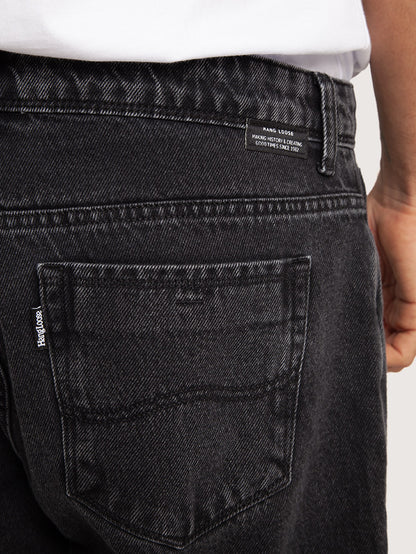 Bermuda Jeans Hang Loose Sable Preta