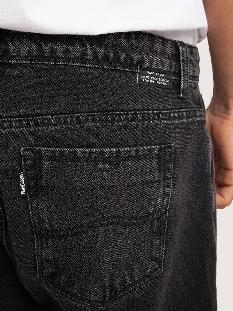 Bermuda Jeans Hang Loose Sable Preta