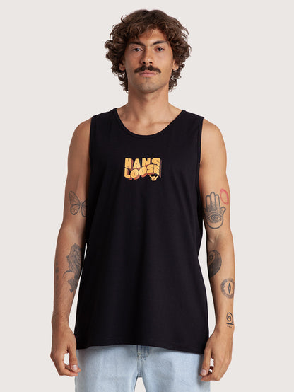 Regata Masculina Preta Hang Loose Fun