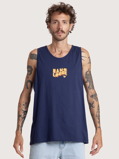 Regata Masculina Azul Marinho Hang Loose Fun