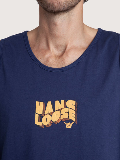 Regata Masculina Azul Marinho Hang Loose Fun