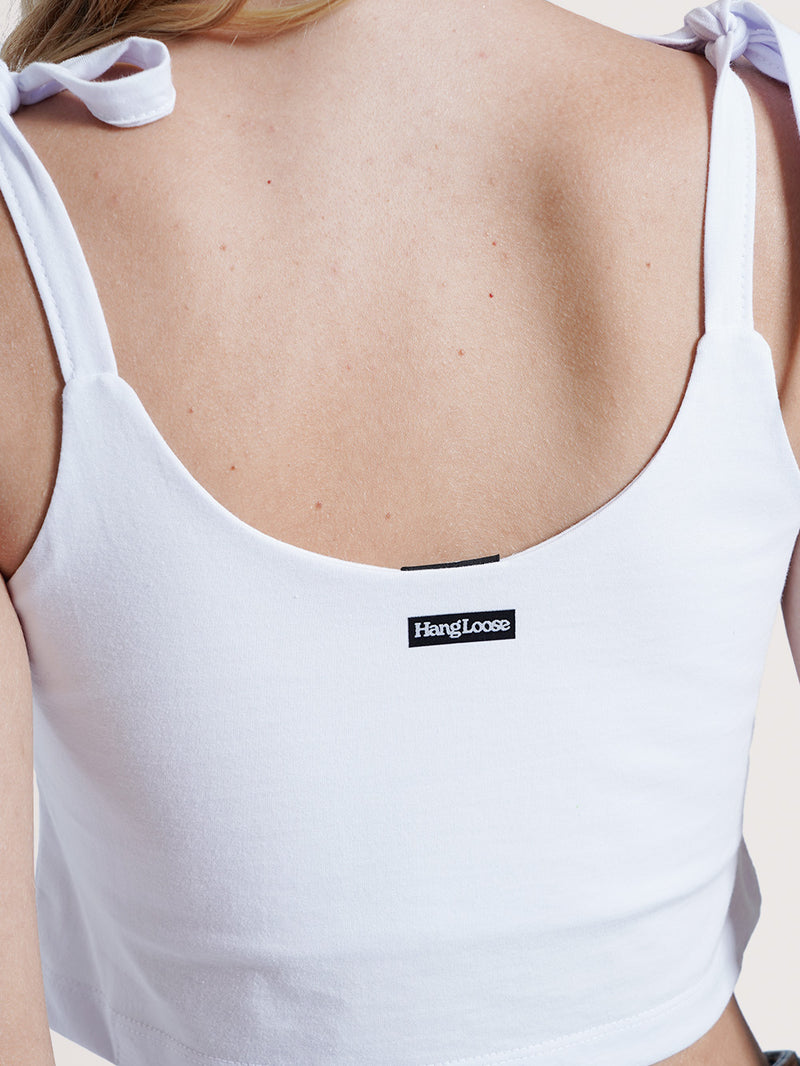 Regata Cropped Especial Branca Hang Loose Tie