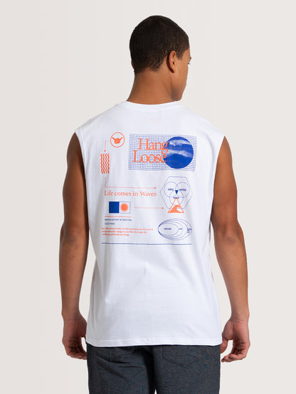 Regata Especial Branca Hang Loose Clouds