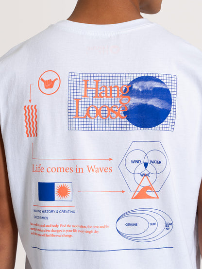 Regata Especial Branca Hang Loose Clouds