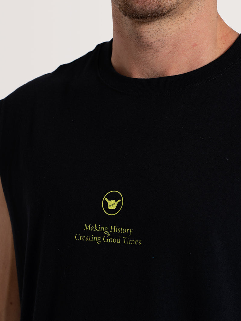 Regata Especial Preta Hang Loose Clouds