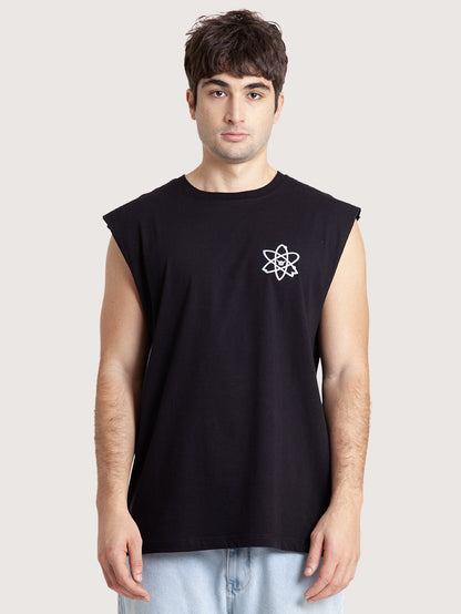 Regata Masculina Preta Hang Loose Atom