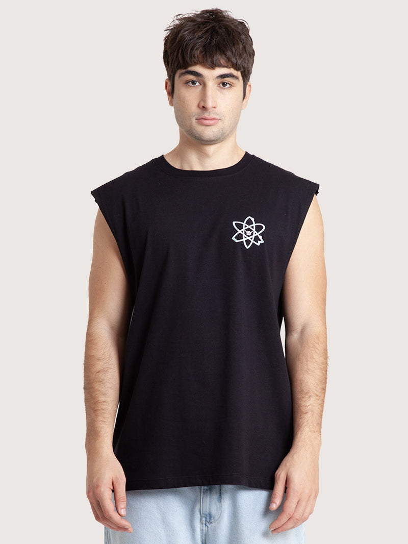 Regata Masculina Preta Hang Loose Atom