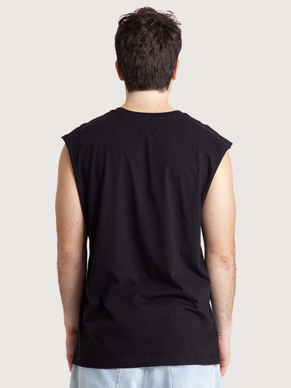 Regata Masculina Preta Hang Loose Atom