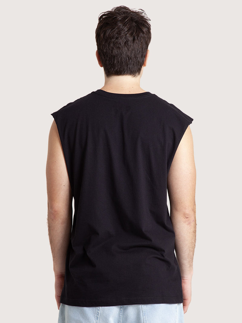 Regata Masculina Preta Hang Loose Atom
