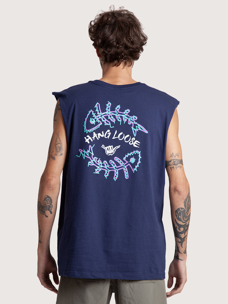 Regata Azul Marinho Especial Hang Loose Fish