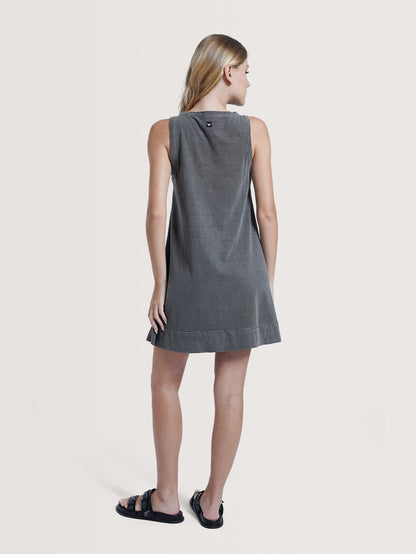 Vestido Curto Preto Estonado Hang Loose Light