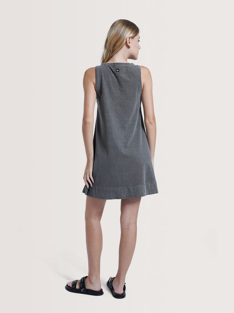 Vestido Curto Preto Estonado Hang Loose Light