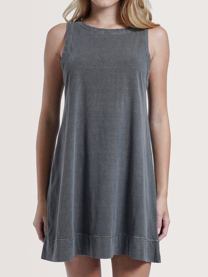 Vestido Curto Preto Estonado Hang Loose Light