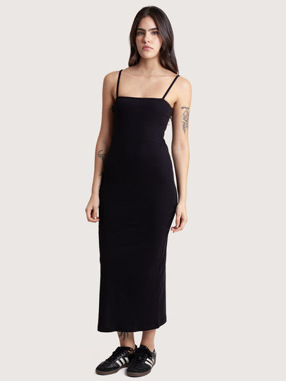 Vestido Midi Tube Preto Hang Loose Line