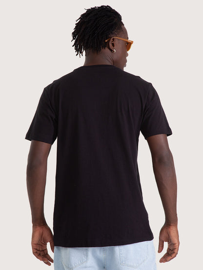 Camiseta Manga Curta Hang Loose Round Preta