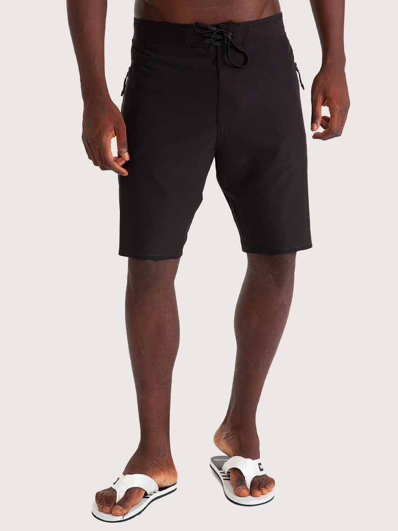 Boardshorts 19" Hang Loose Laser Preto