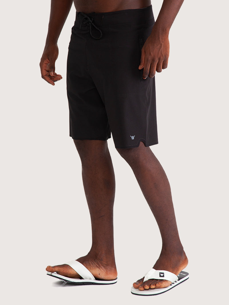Boardshorts 19" Hang Loose Laser Preto