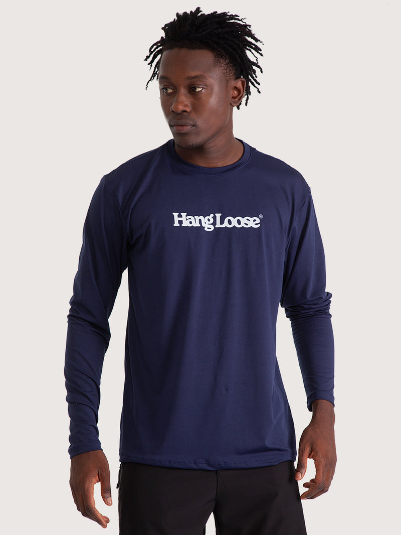Camiseta Surf Hang Loose Retrosleeves Azul Marinho