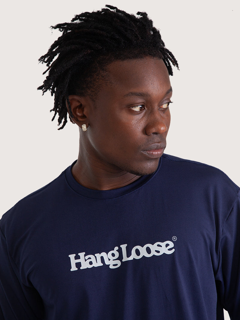 Camiseta Surf Hang Loose Retrosleeves Azul Marinho
