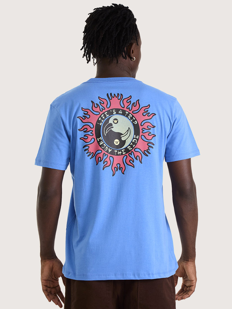 Camiseta Masculina Hang Loose Birds Azul