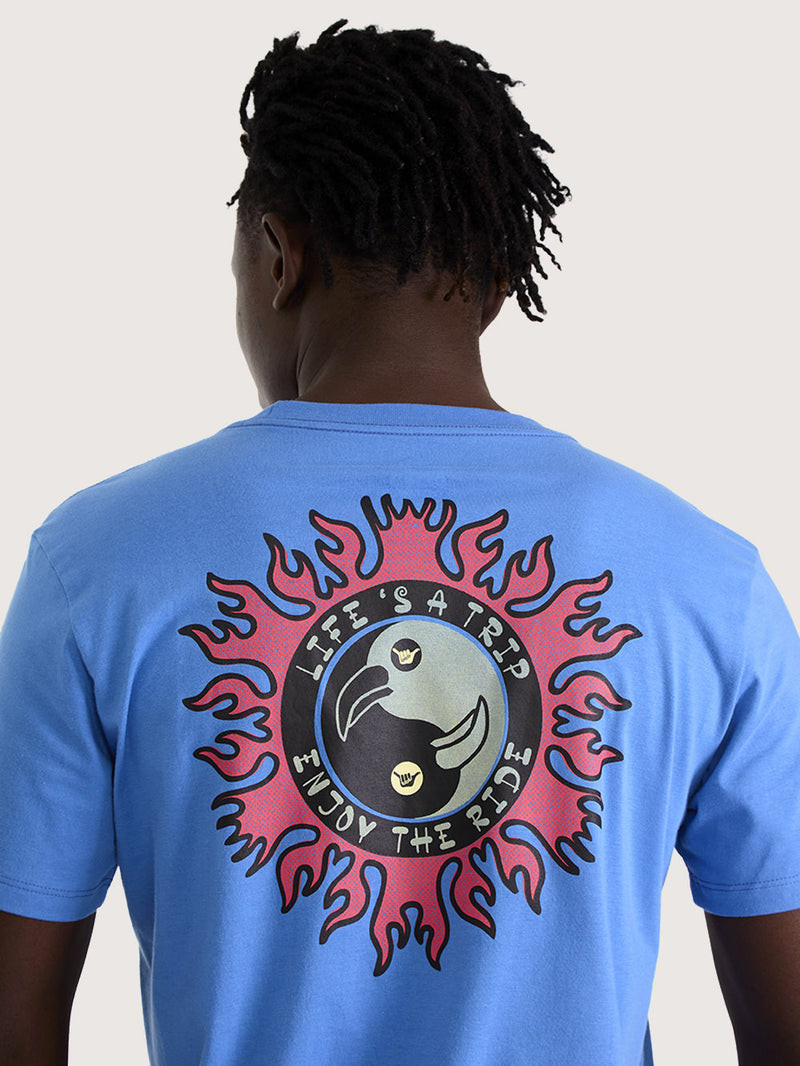 Camiseta Masculina Hang Loose Birds Azul