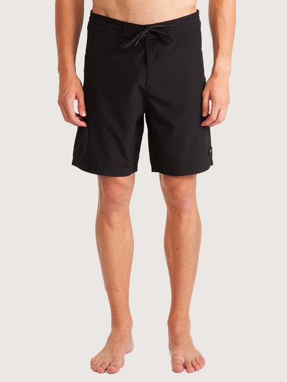 Boardshorts 18" Hang Loose Logo Preto