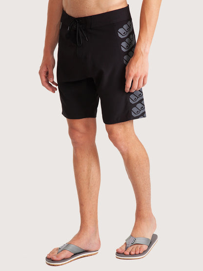 Boardshort Hang Loose Preta Retrolog 19