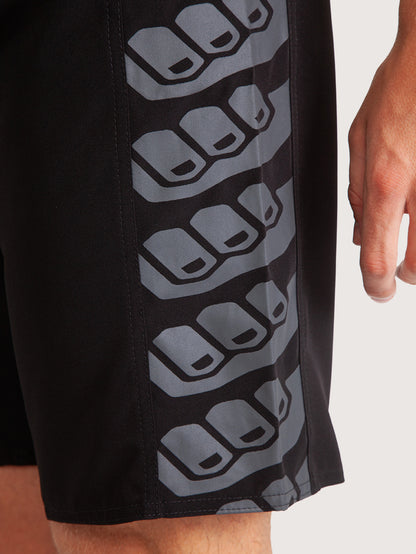 Boardshort Hang Loose Preta Retrolog 19