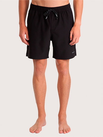 Bermuda elástica Importada Hang Loose Basic 18 Preta