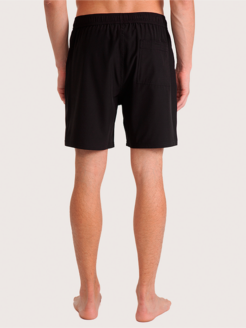 Bermuda elástica Importada Hang Loose Basic 18 Preta
