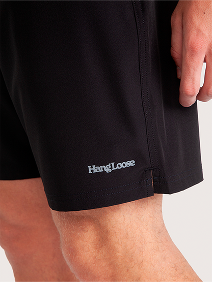 Bermuda elástica Importada Hang Loose Basic 18 Preta