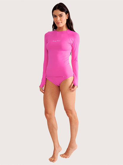 Camiseta Surf Basic Hang Loose Rosa