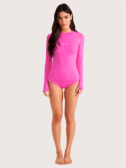 Camiseta Surf Basic Hang Loose Rosa