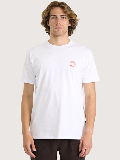 Camiseta Masculina Hang Loose Palm Branca