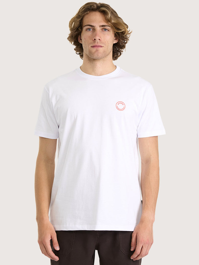 Camiseta Masculina Hang Loose Palm Branca