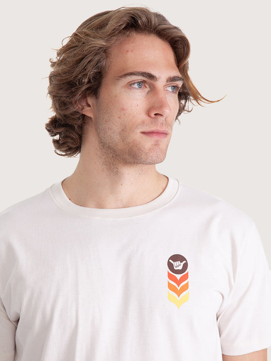 Camiseta Manga Curta Hang Loose Oats Off White