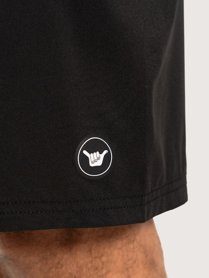 Boardshorts Preto Hang Loose Basic
