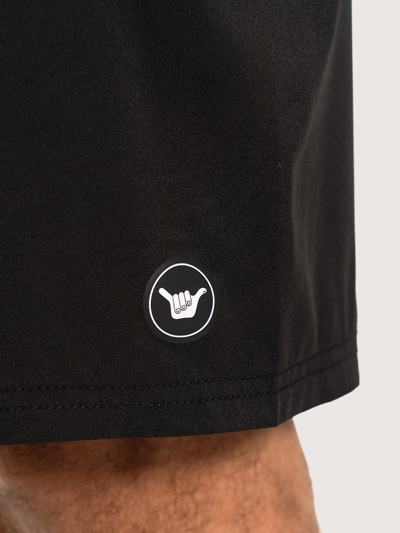 Boardshorts Preto Hang Loose Basic