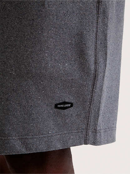 Bermuda Moletom Hang Loose Comfy Grafite