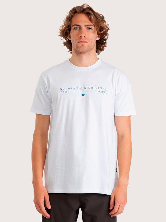 Camiseta Manga Curta Tracking Branca