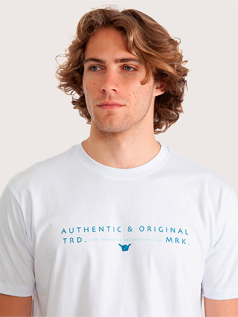 Camiseta Manga Curta Tracking Branca