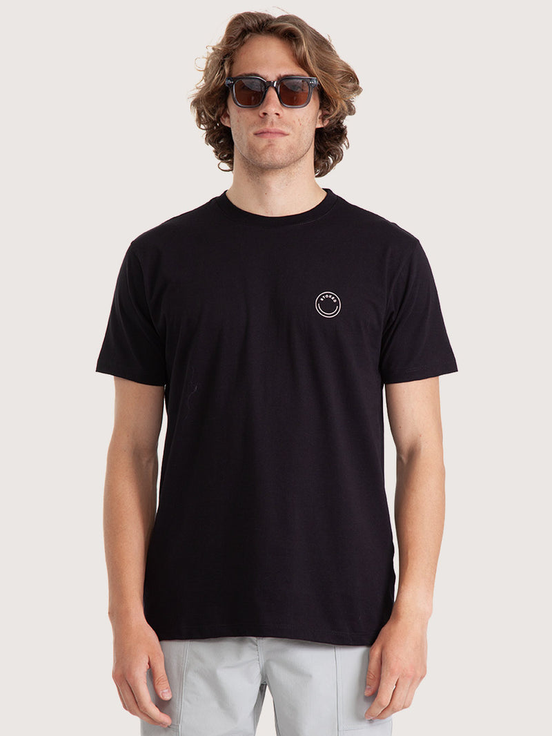Camiseta Masculina Hang Loose Palm Preta