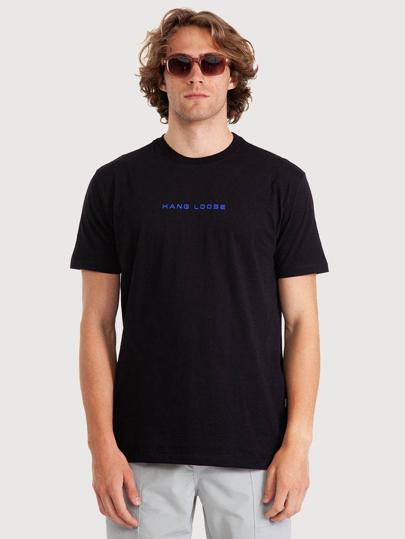 Camiseta Manga Curta Hang Loose Goods Preta