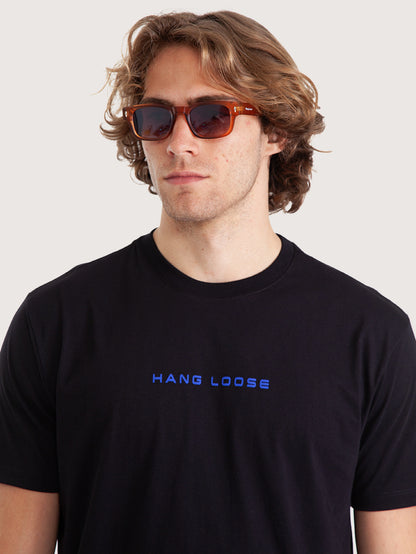Camiseta Manga Curta Hang Loose Goods Preta