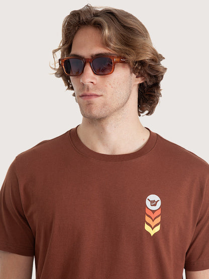 Camiseta Manga Curta Hang Loose Oats Marrom