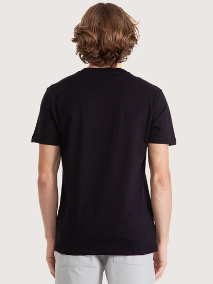 Camiseta Manga Curta Preta Hang Loose Desert
