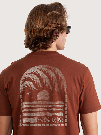 Camiseta Manga Curta Shadow Marrom
