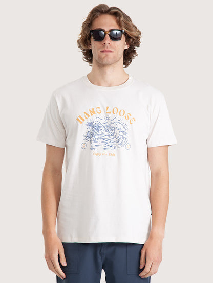 Camiseta Manga Curta Off  White Hang Loose Desert
