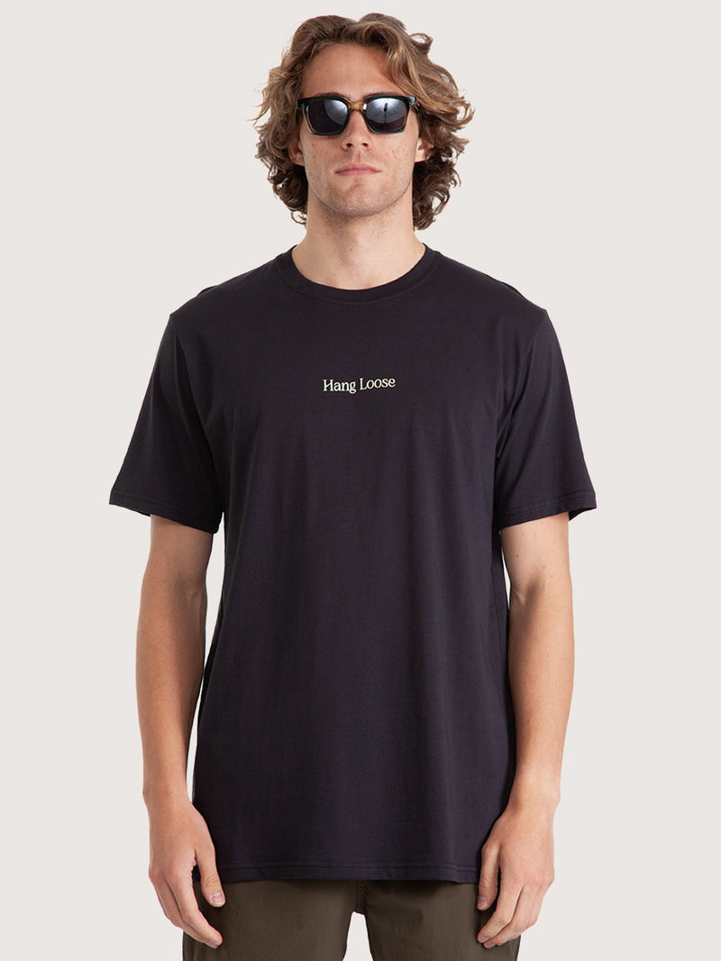 Camiseta Especial Hang Loose Island Preta
